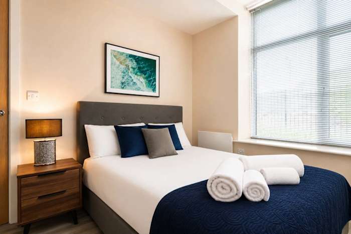 The second double bedroom